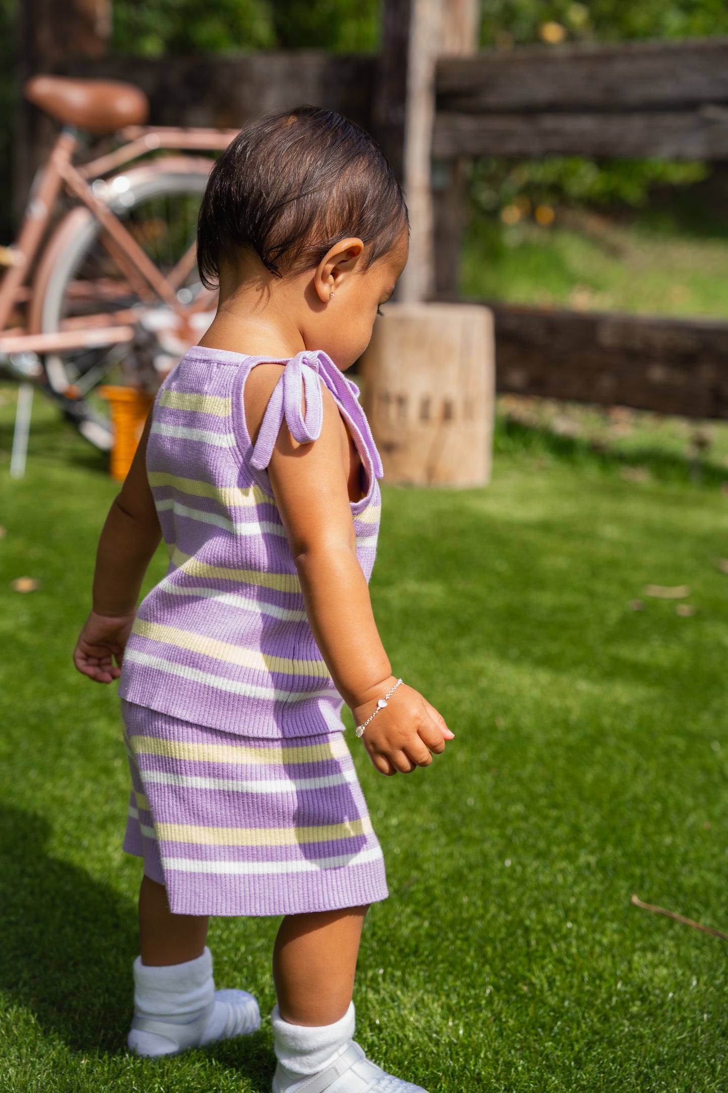 Lilac Lemon Knit Top - The Stripe Edit