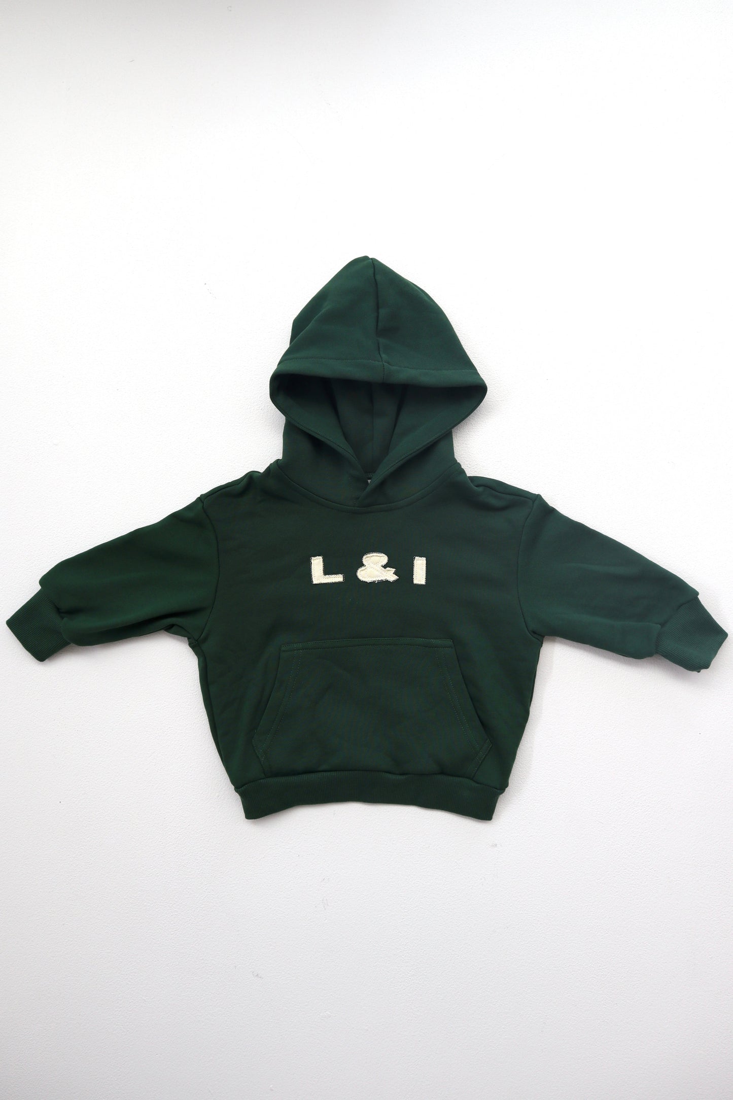 L & I Star Hoodie- Forest Green
