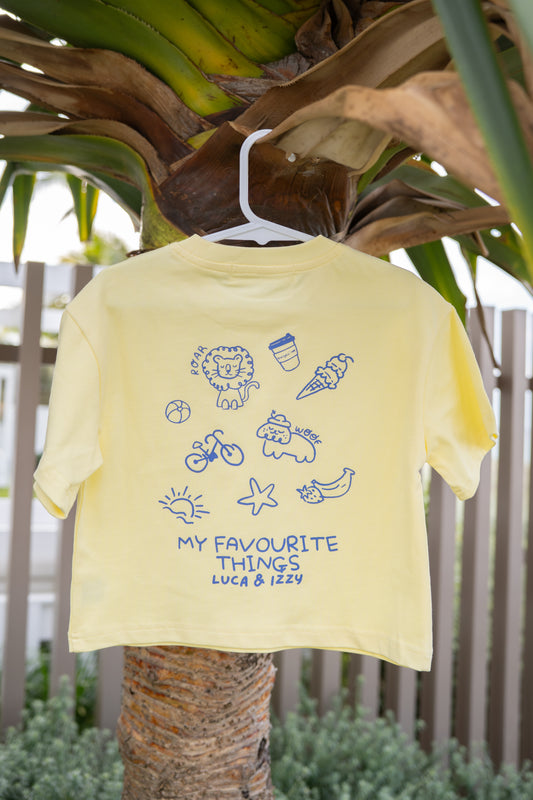 My Favourite Things Tee - Yellow
